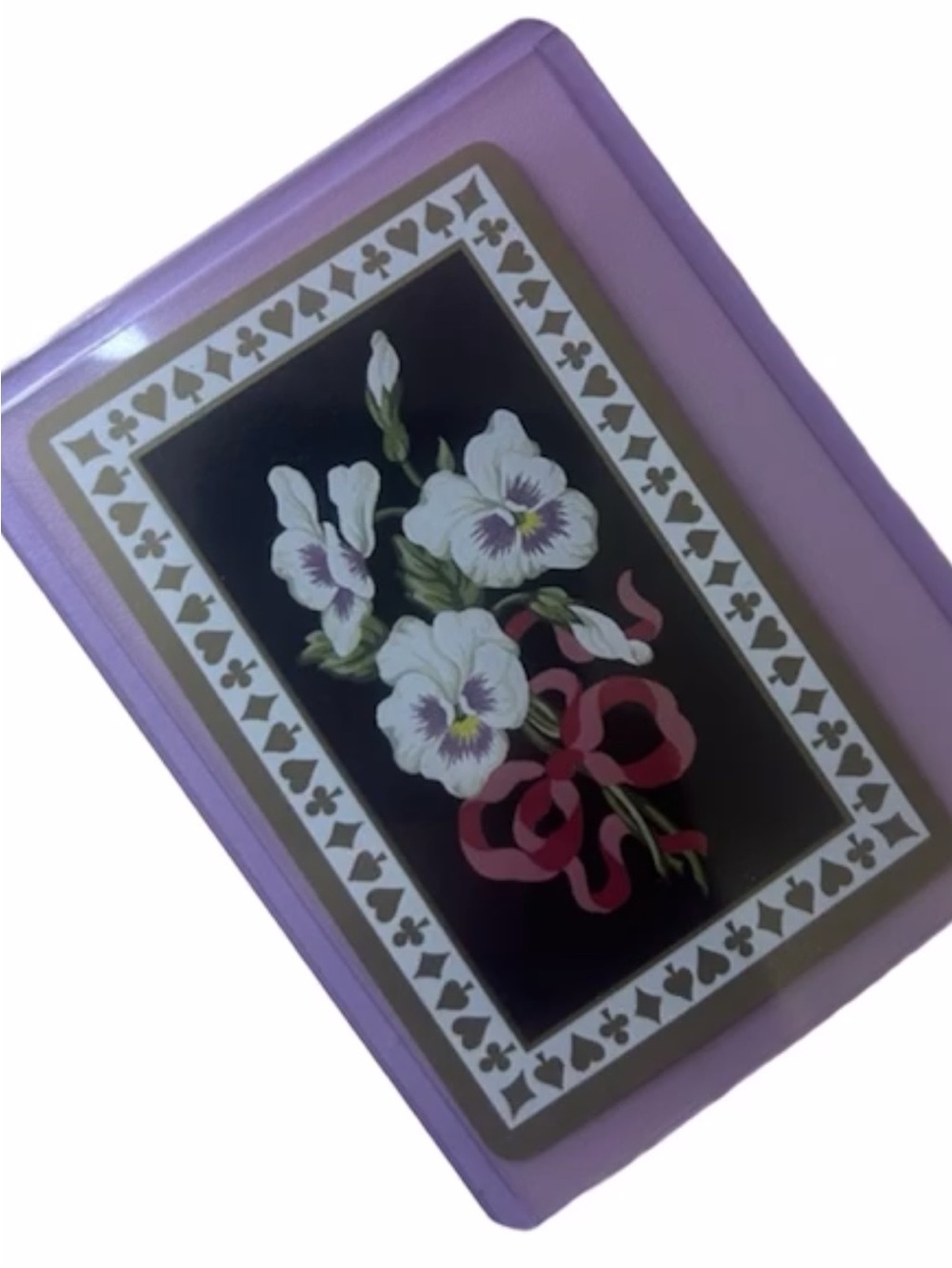 Tiffany & Co Vintage Sybil Connolly Floral Bouquet Playing Card 10 Clovers